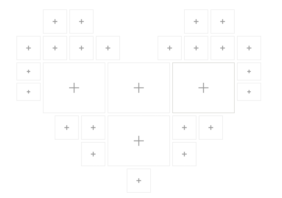 Heart-shaped collage layout 2